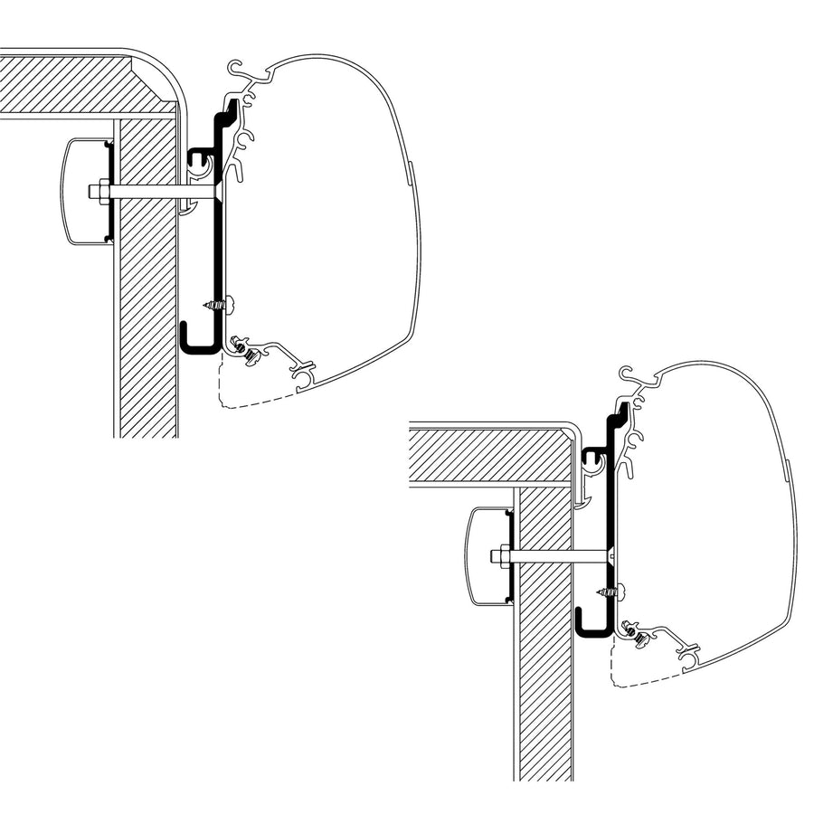 Adapter für Rapido Serie 7, 8 zu TO Serie 5 und 8