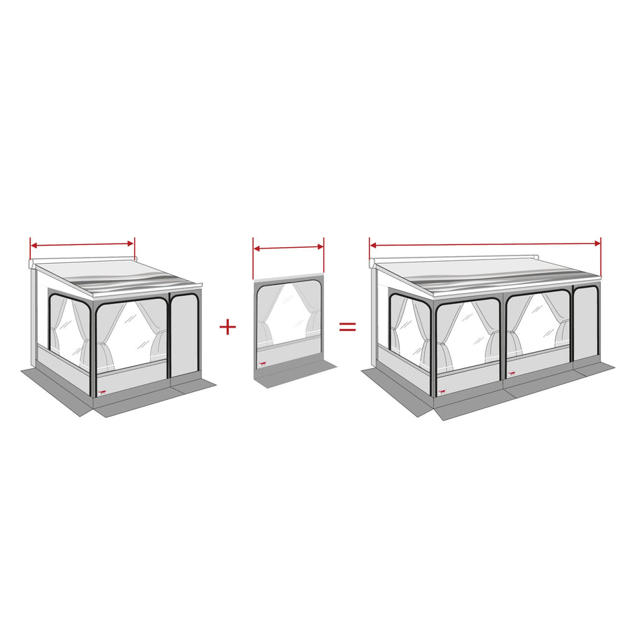 Privacy Room Frontpanele 100 – Frontwanderweiterung