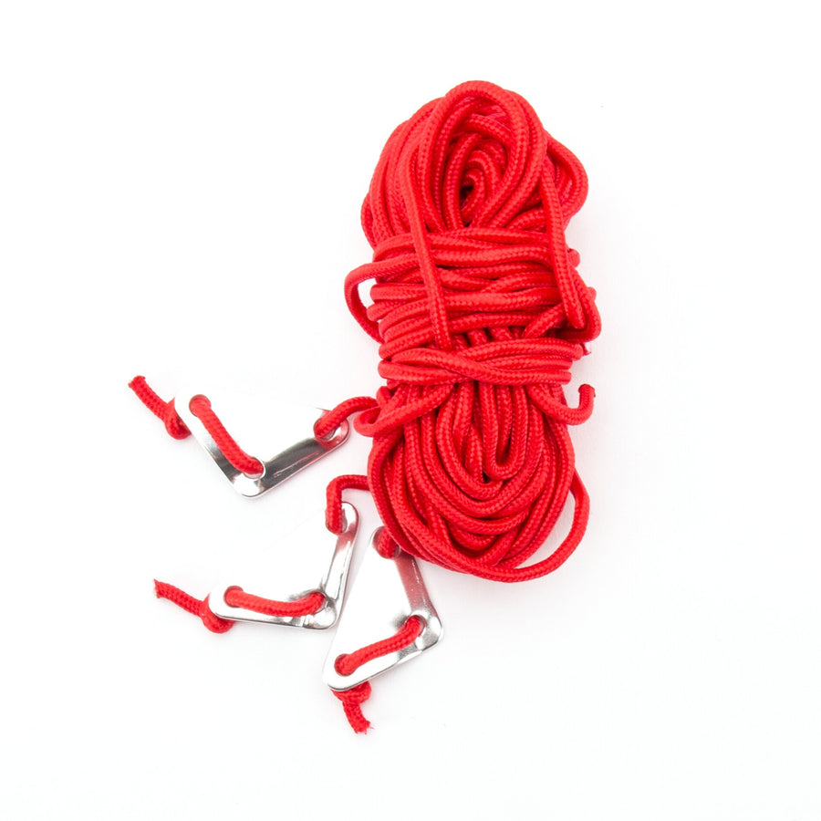 Abspannleine, rot