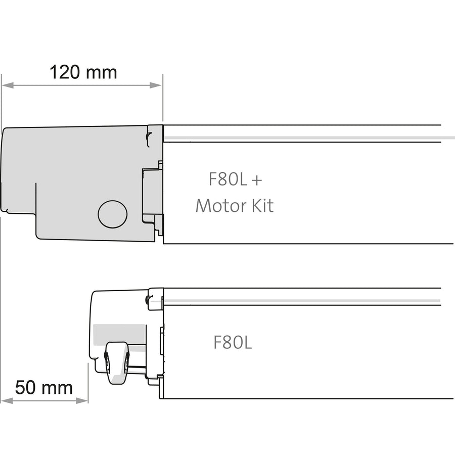 Motor Kit Compact F80L, titanium