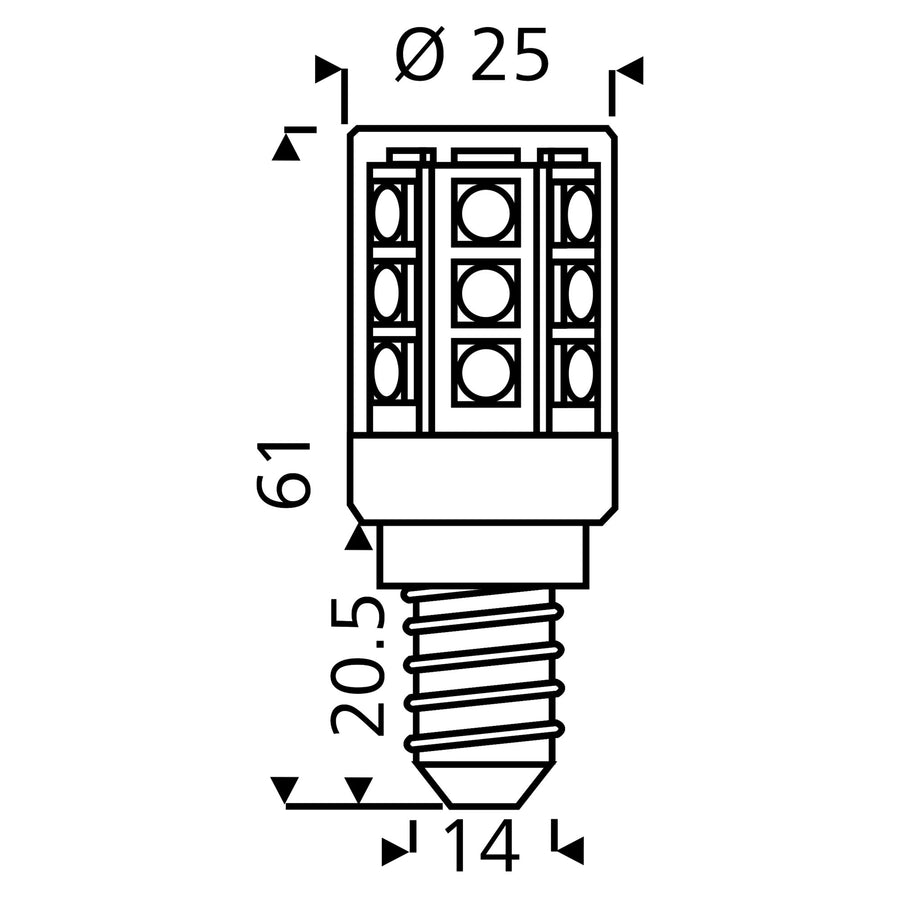 LED-Leuchtmittel E14