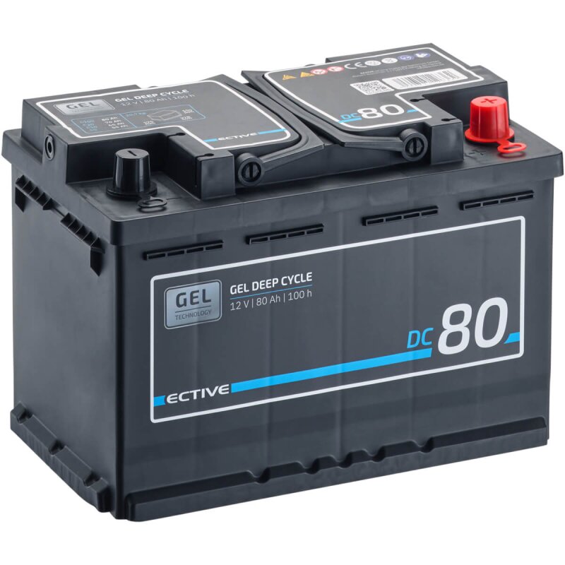 ECTIVE DC 80 Gel Deep Cycle 80Ah Versorgungsbatterie