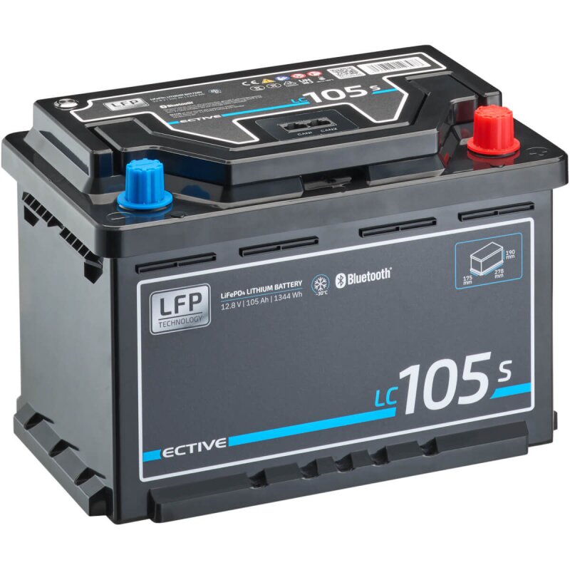 ECTIVE LC 105s LT LiFePO4 Lithium Versorgungsbatterie 105Ah