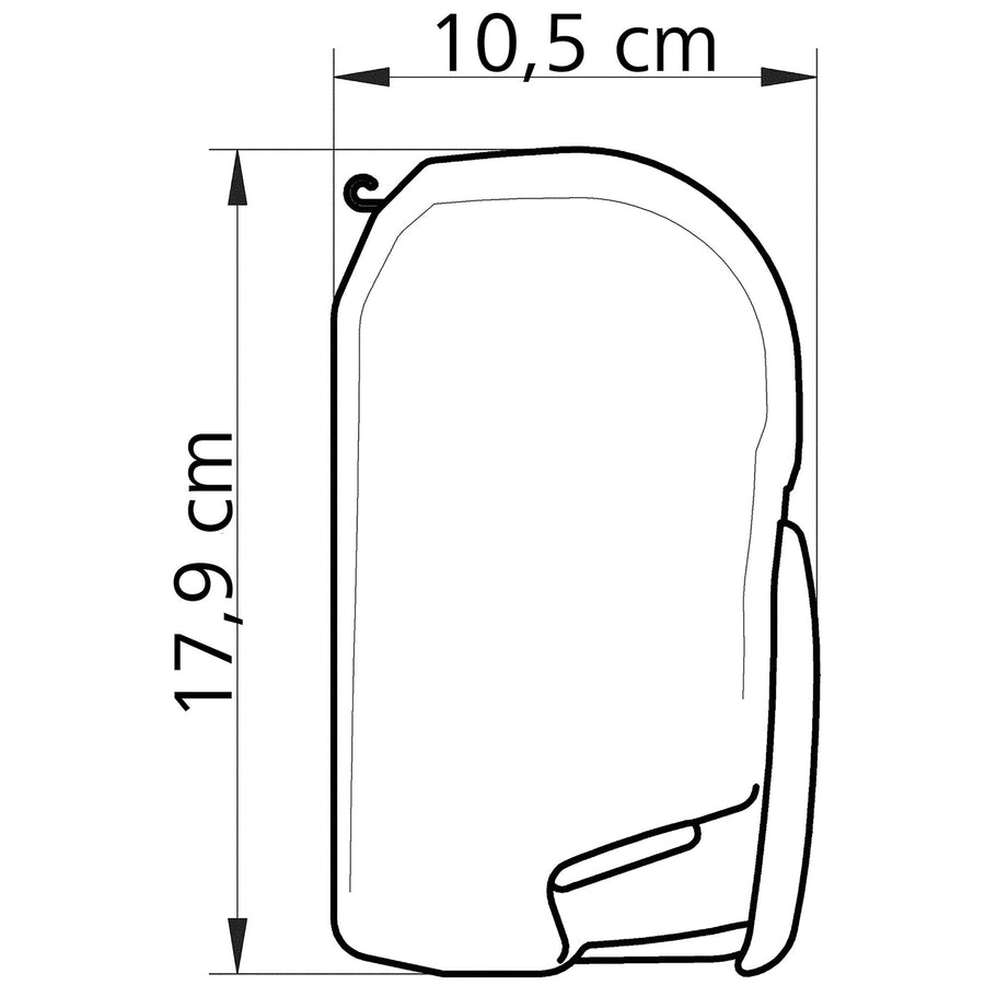 Markise Thule Omnistor 8000, eloxiert, 4 m, Mystic Grau