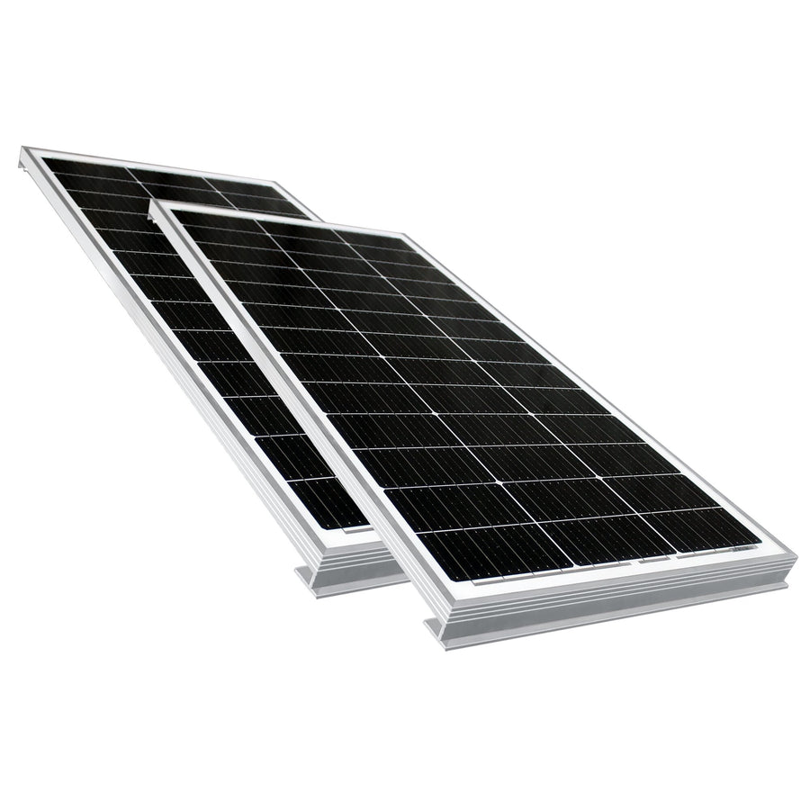 HIGH POWER Solarset Easy Mount3 2 x 120 Watt inkl. Solarregler I-Boost MPP 370 W