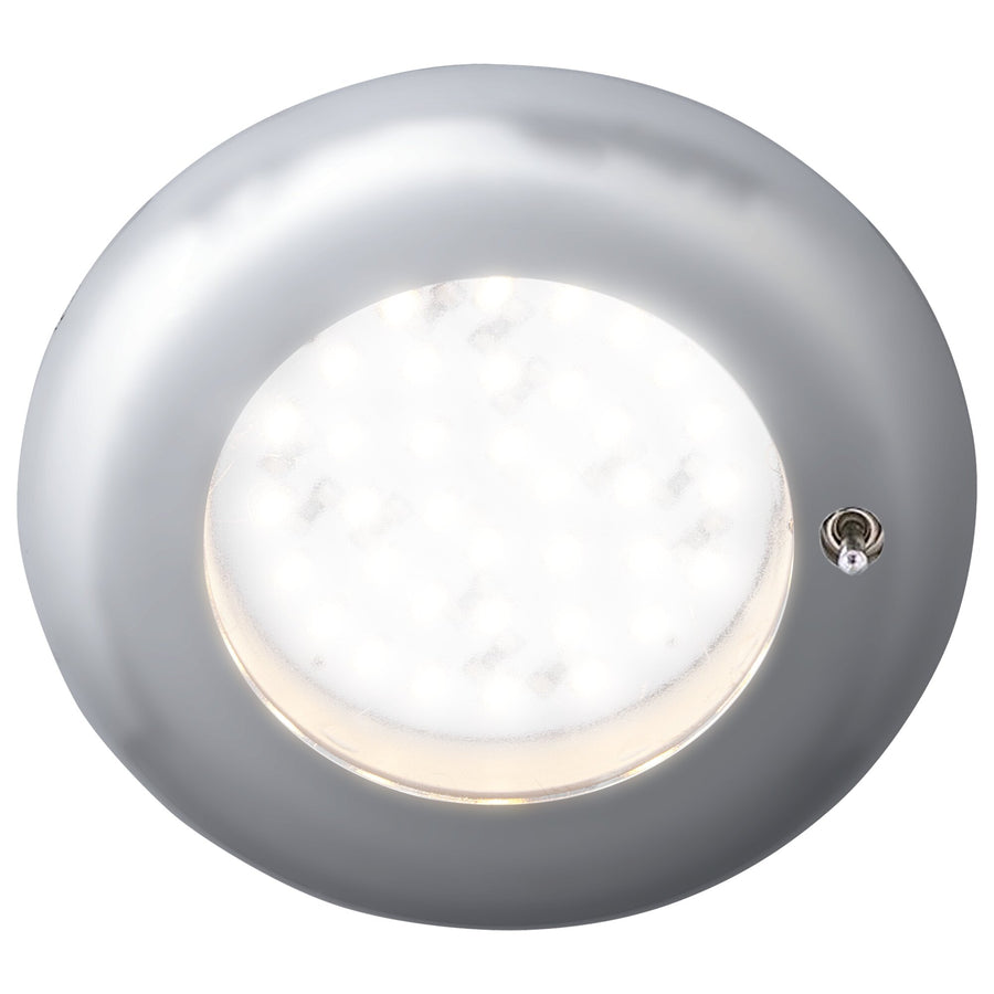 Einbauspot Nova mit Schalter, silber