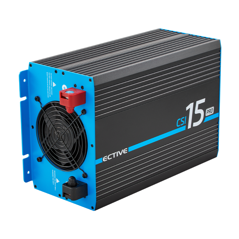 ECTIVE CSI 15 PRO 1500W/12V Gen. 2 Sinus-Wechselrichter mit Netzvorrangschaltung und Ladegerät
