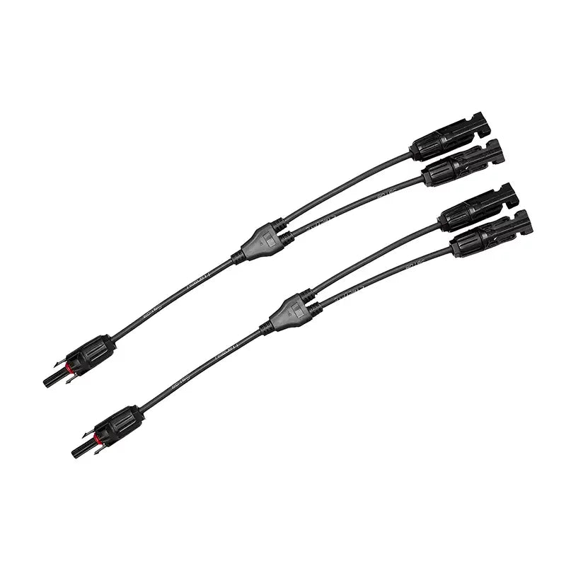 1 Paar MC4 2zu1 Solarstecker Verteiler Kabel Buchse Kupplung