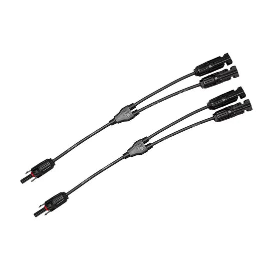 1 Paar MC4 2zu1 Solarstecker Verteiler Kabel Buchse Kupplung
