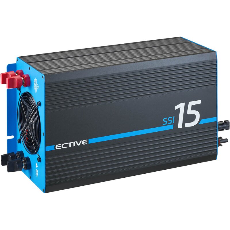 ECTIVE SSI 15 4in1 Sinus-Inverter 1500W/24V Sinus-Wechselrichter mit MPPT-Solarladeregler, Ladegerät und NVS