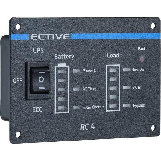 ECTIVE RC4 Fernbedienung mit Ladestandsanzeige für Wechselrichter der SSI-Serie
